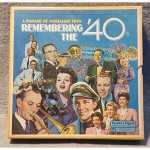 Remembering The 40's Nostalgic Hits 8 LP Album Set 1977 Readers Digest Complete